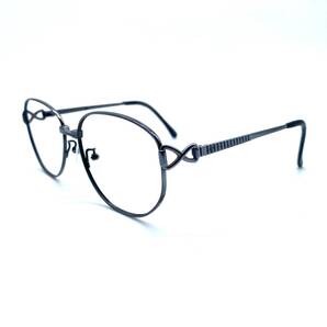 Vintage Yves Saint Laurent Eye Wear frame-only glasses Black Chrome / ヴィンテージ イブ サンローラン レンズなし メガネ サングラス