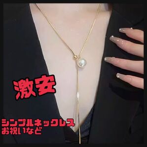 定価価額1200から値下げネックレス ロングネックレス Y字 人気