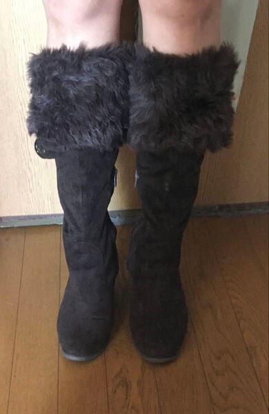 ファーブーツ ロングブーツ ブーツ ショートブーツ スエード