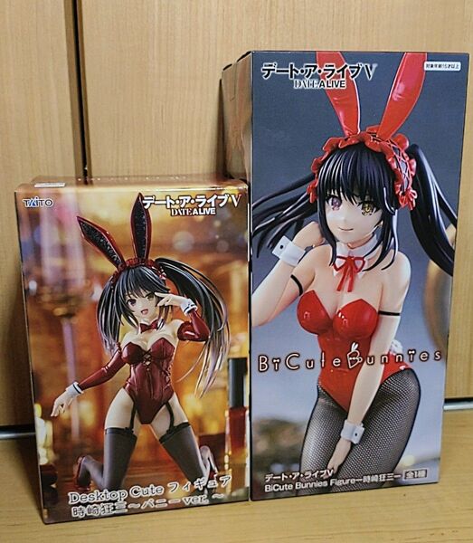 デート・ア・ライブV 時崎狂三バニーガールフェギア DesktopCuteフェギア時崎狂三バニーver 2体セット