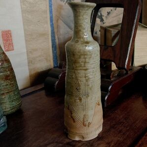 陶芸 一輪挿し ニュウ欠け無し 未使用 骨董品