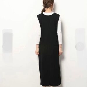 MAISON BREEZEノースリーブワンピース 黒 ブラック ロングワンピ 傷あり