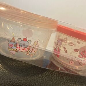 BT21 サイズ違い保存容器 2個セット⑤