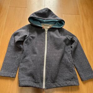 美品 120cm FITH フード付き パーカー