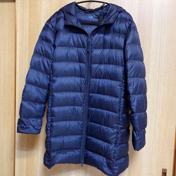 ユニクロ UNIQLO ウルトラライトダウンコート 紳士用 ネイビー Sサイズ