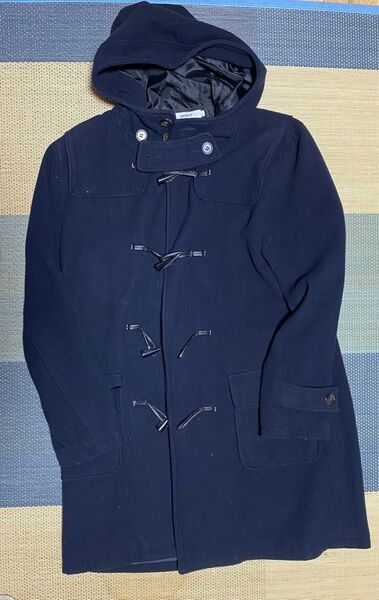 ダッフルコート ネイビー【サイズL】美品