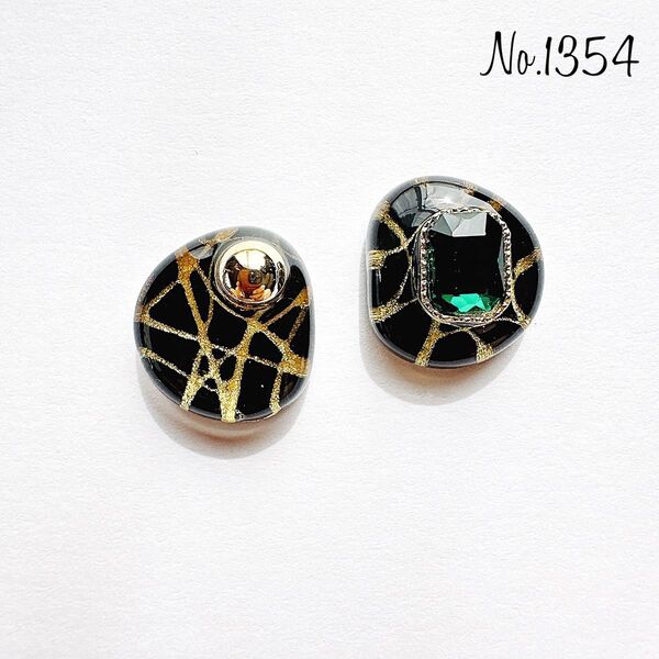 No.1354 レジンピアス レジンイヤリング ハンドメイドピアス
