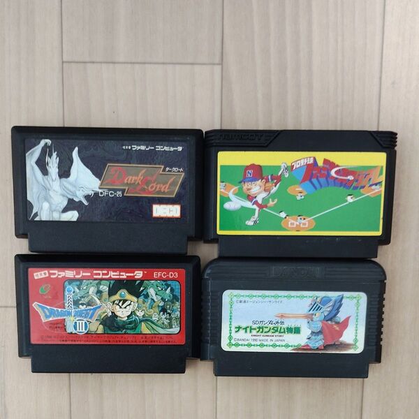 ファミコン4本セット バラ売り不可 値下げ不可