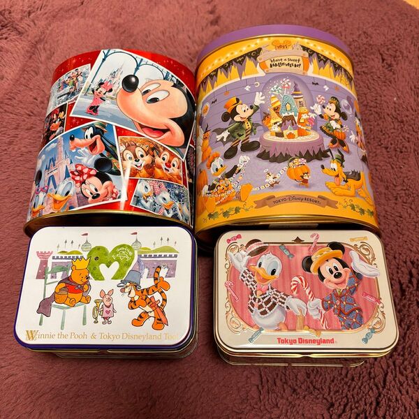 Disney お菓子 缶 空き缶 ディズニー ダッフィー
