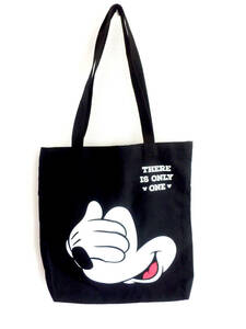  Disney . The face shop collaboration tote bag Mickey black THE FACE SHOP not for sale eko-bag 