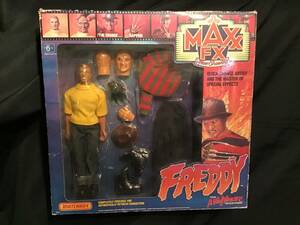 未開封 デッドストック エルム街の悪夢 フレディー FREDDY フィギュア USA matchbox 80s 米国製 昭和 レトロ ホラー ビンテージ レア 希少