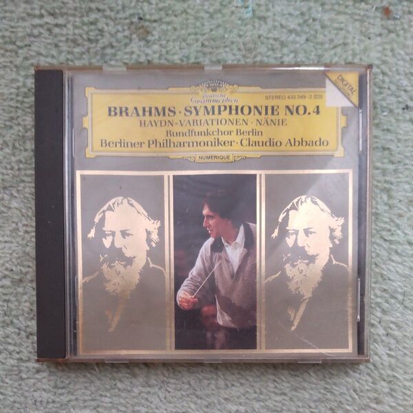 ブラームス 交響曲第4番 他 CD BRAHMS アバド指揮