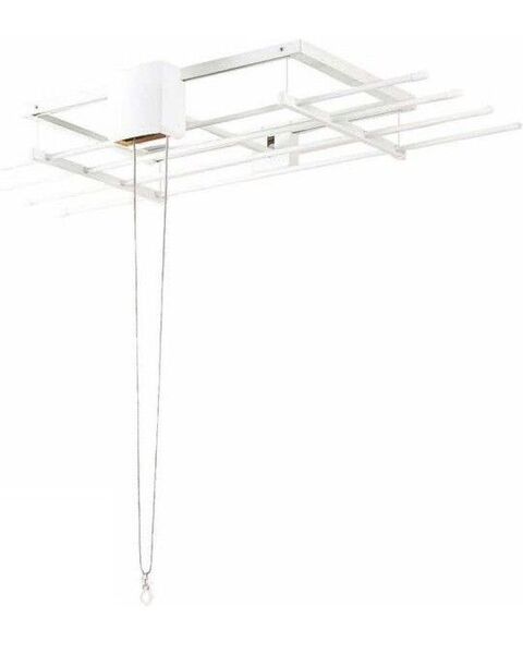 ナスタ 屋内物干 KS-DA250A 手動昇降タイプ ホワイト