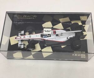 新着・ミニチャンプス MINICHAMPS ザウバー C29 ペドロ・デ・ラ・ロサ 2010 SAUBER C29 P.DE LA ROSA 2010 ミニフィギュア