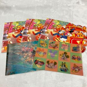 ディズニーランド トゥーンタウン ノート レンチキュラーカード セット レトロ