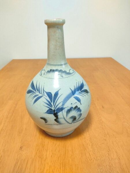 古伊万里 骨董 染付 徳利 高さ27センチ