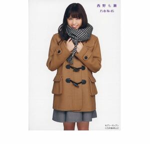 乃木坂46 公式グッズ 西野七瀬　生写真 nanacoカード特典 制服 乃木恋 セブンイレブン限定 特典　コート