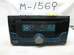 M-1569　KENWOOD　ケンウッド　CUK-W61　ダイハツ　ムーウ゛　タント　ミラ　MP3　フロント USB AUX　CDデッキ　故障品