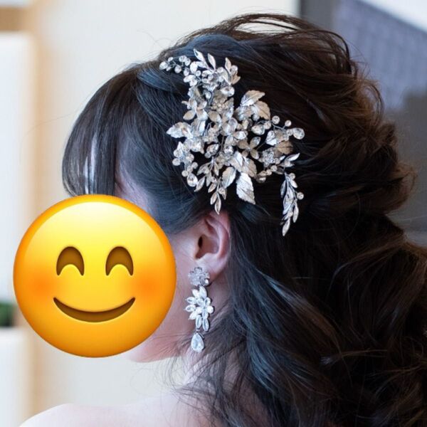 小枝アクセサリー ヘッドドレス ボンネ ヘアアクセサリー 結婚式ブライダル ウェディング
