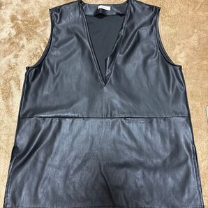 レザー ベスト 黒