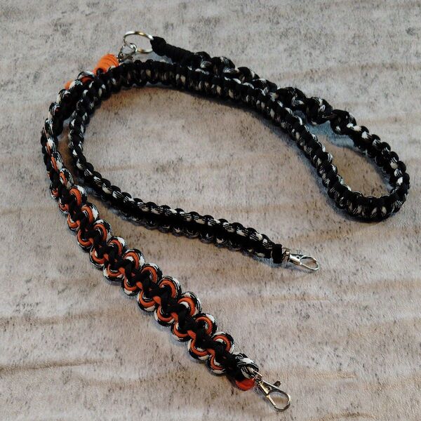 ハンドメイド ロングストラップ 2way マルチカラー
