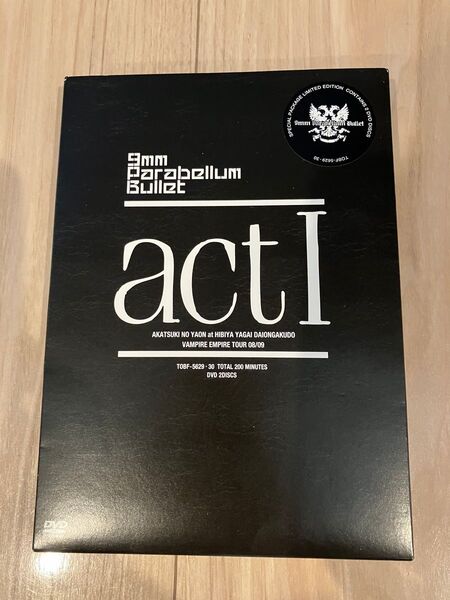DVD2枚組 act I (初回生産限定版) 9mm Parabellum Bullet C104