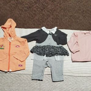 子供服 女の子80サイズおまとめ3点