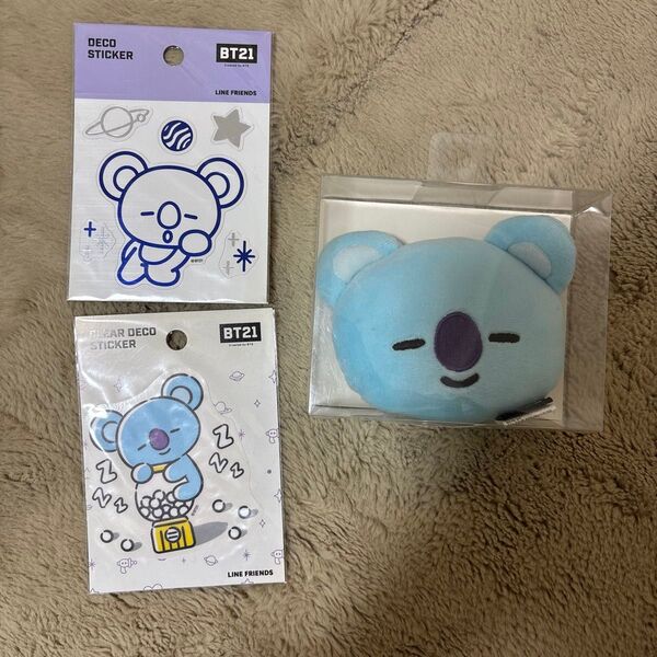 BT21 KOYA リストクッション ステッカー