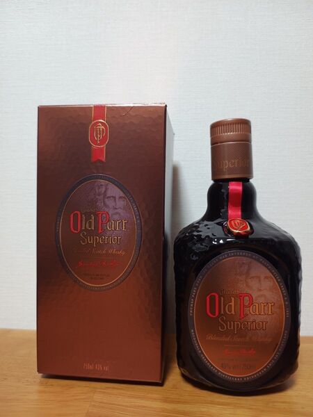 【ウイスキー・箱付き】Old Parr Superior オールドパー スペリオール