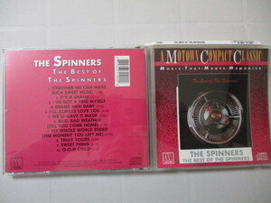 CD The Spinners 「THE BEST OF …」輸入盤 3746351992 Motown時代のベスト盤 盤・ジャケットとも綺麗 全10曲