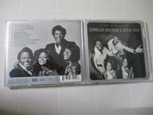 CD Cornelius Brothers & Sister Rose「CLASSIC MASTERS…」輸入盤 72435-37499-2-7 美盤 ライナーノーツに微かな汚れ 全12曲