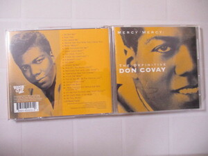 CD Don Covay「MERCY MERCY : THE DEFINITIVE …」輸入盤 RE2053 貴重 全23曲 解説に経年変化によるシミ若干あり キャリアを網羅した集大成