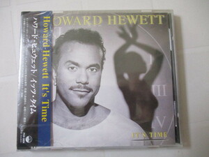 CD Howard Hewett「IT'S TIME」国内盤 PCD-3804 帯・解説付き シュリンク付き 解説に経年変化によるシミあり CDは綺麗 元Shalamar