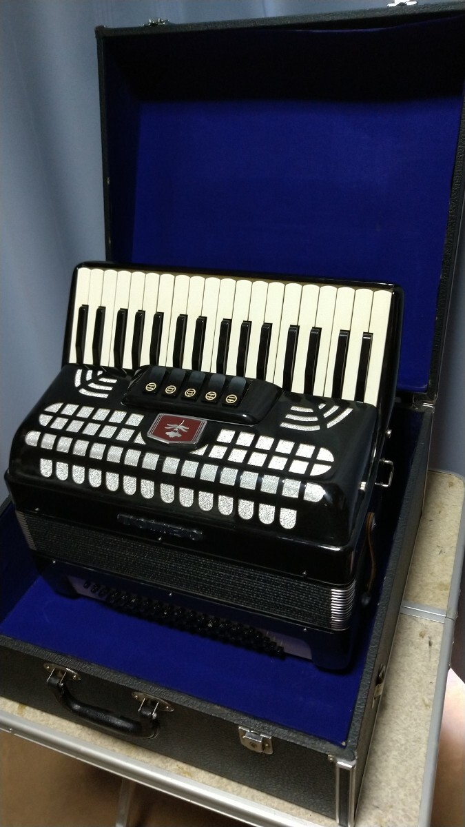 TOMBO No.65 アコーディオン 80ベース ハードケース付属 34鍵盤
