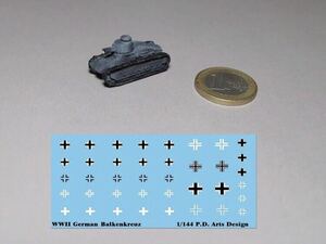 完成品 1/144 WWII German captured Renault NC31 tank