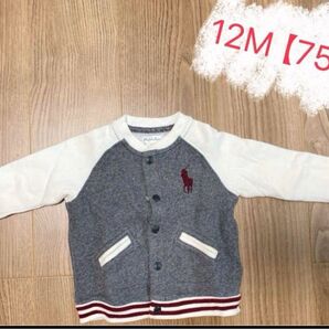 Ralph Lauren 12M 75センチ 裏起毛 ジャケット 男の子