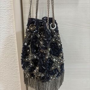 ZARA ビーズバッグ