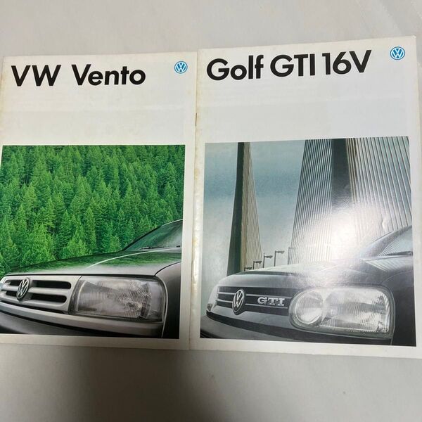 VW Golf GTI 16V&VENTO カタログ