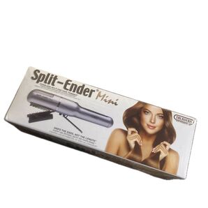 スプリットエンダー mini 枝毛カッター シルバー ピンク ブルー 家庭用 電池式 自宅 簡単 枝毛