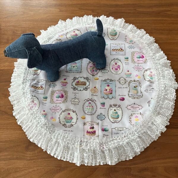 犬カフェマット マカロン・スイーツ 滑り止め *ハンドメイド*