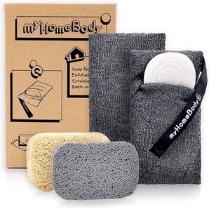 【大幅値下げ中!】myHomeBody 石けん 置き パッド 2個+石けんポケット3個 3色 角質除去 シャワー用角質除去スポンジ