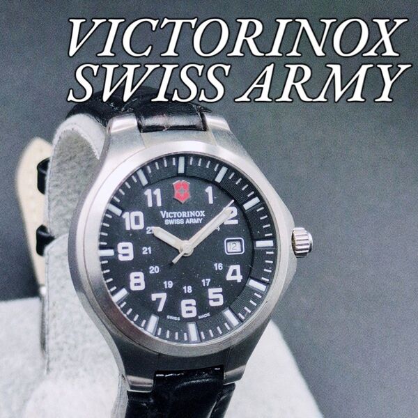 VICTORINOX SWISS ARMY Black Base Camp ビクトリノックス デイト ルミノックス