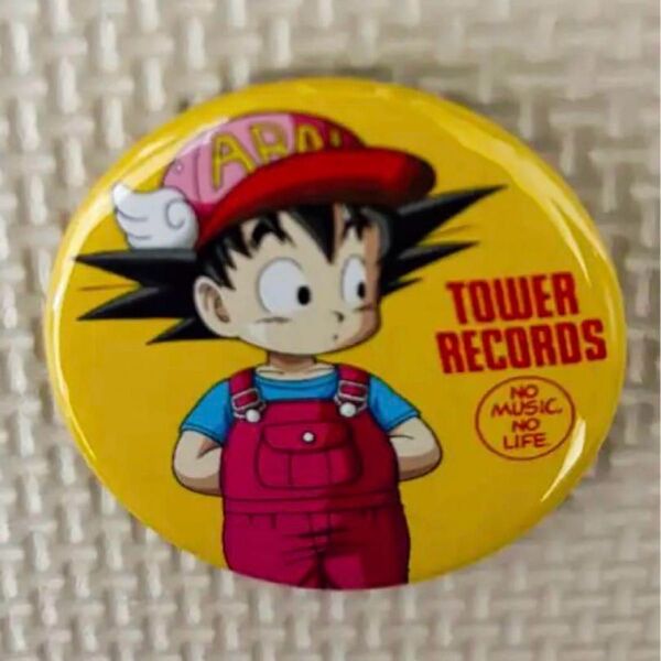 ドラゴンボール DRAGONBALL タワーレコード 缶バッジ