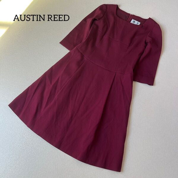 AUSTIN REED オースチンリード オケージョンワンピース ボルドー 38 ロイヤルワラント