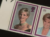 DIANA, PRINCESS of WALES　ダイアナ妃（１９６１～１９９７）　未使用切手　５枚_画像2