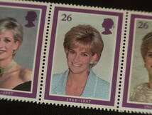 DIANA, PRINCESS of WALES　ダイアナ妃（１９６１～１９９７）　未使用切手　５枚_画像3