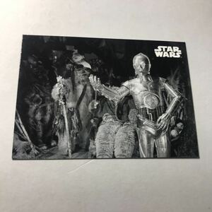 2020 topps スターウォーズ black white c-3po EWOK イウォーク