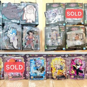 一番くじ ドラゴンボールVSオムニバスアルティメット GIJ賞 ラバーストラップ アクリルチャーム アクリルスタンド等 まとめ売り