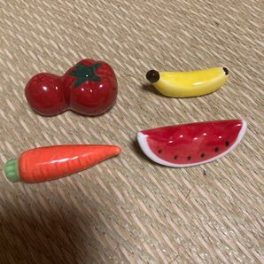 箸置き 陶器 4個 野菜・果物