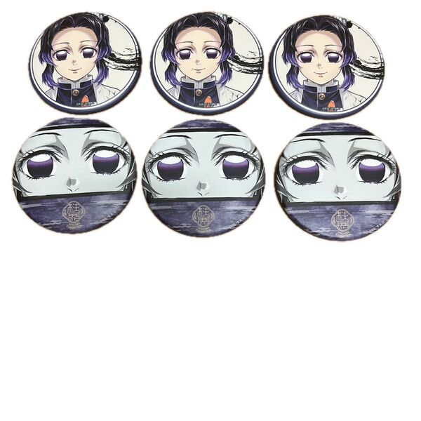 鬼滅の刃 柱展 マット缶バッジ 胡蝶しのぶ